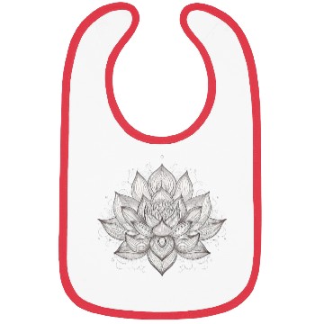 Discover serene Lotus (2) Bibs