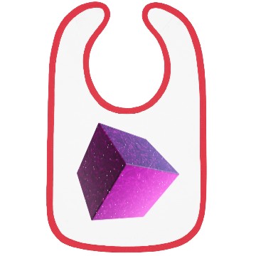 Discover Impress with this geometric 3D cube design. Stand Bibs