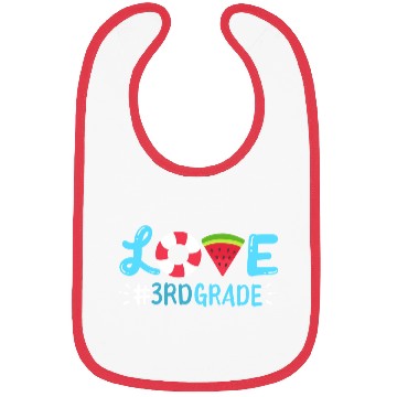 Discover 3rd Grade Watermelon Summer Student nature Bibs