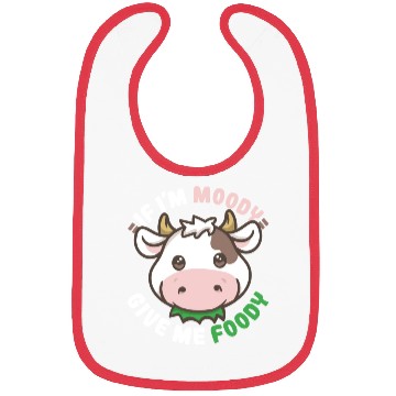 Discover Cow Farmer Kawaii retro Bibs