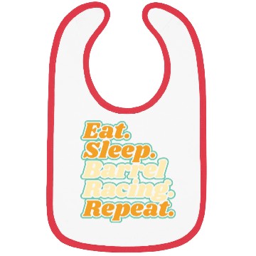 Discover Barrel Racing Barrel Racer Rodeo Western cute Bibs