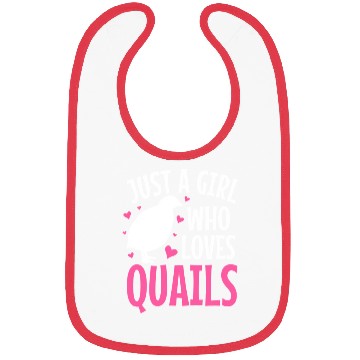 Discover Quails Quail Lover Bibs