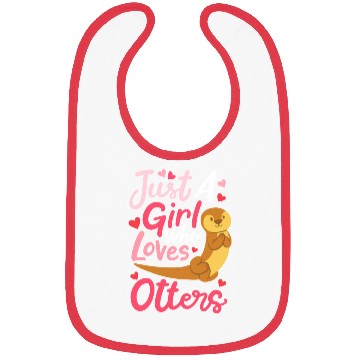 Discover Otters Otter Lover Bibs
