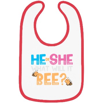 Discover Gender Reveal Bee green Bibs