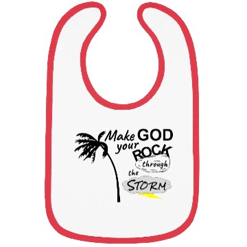 Discover Make God your Rock in the Storm Bibs