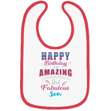 Discover Happy Birthday Son Bibs