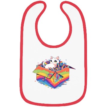 Discover Rainbow LGBT Community Cutie Kitty Pride Lesbian Bibs