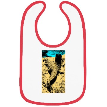 Discover Alligator vintage art Colored Bibs