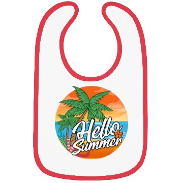 Discover Hello Summer Bibs