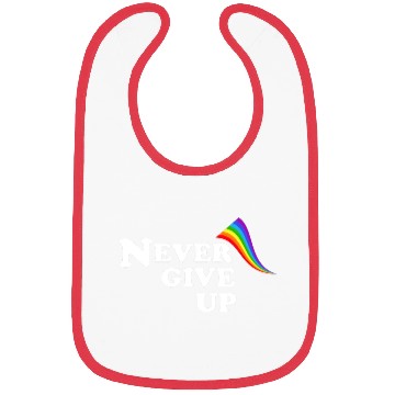 Discover never give up Bibs