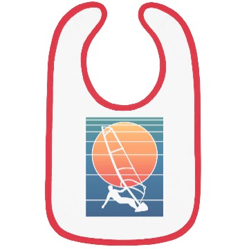 Discover Retro Sunset Windsurfing Bibs