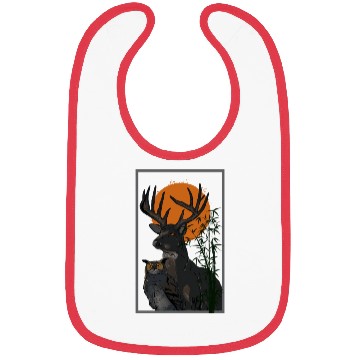 Discover Deer And Owl Bibs
