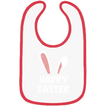 Discover Happy Easter Bunny Rabbit Ears Bibs