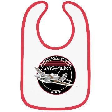 Discover WW2 P-40 Warhawk Airplane Bibs