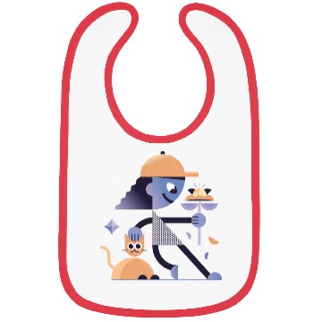 Discover A Flower In My Garden Bibs