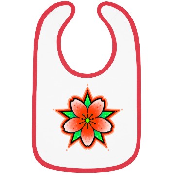 Discover Sakura Flower Bibs