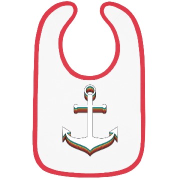 Discover Anchor Retro Colorful Bibs