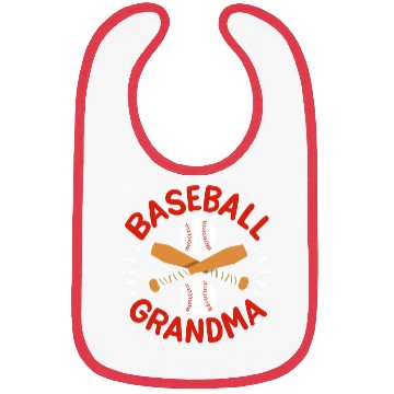 Discover Baseball Grandma nature Bibs