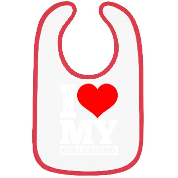 Discover Valentines Day Girlfriend girl Bibs