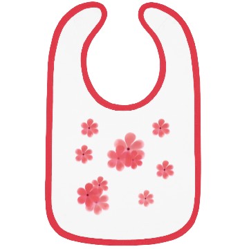 Discover orange flower stickers Bibs