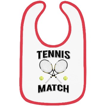 Discover Tennis Match Cool Tennis Design Bibs