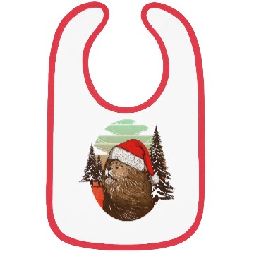 Discover Christmas Lion Bibs