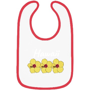 Discover Hawaii Hibiscus State Flower Bibs