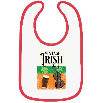 Discover Vintage Irish Distressed Style Design Bibs
