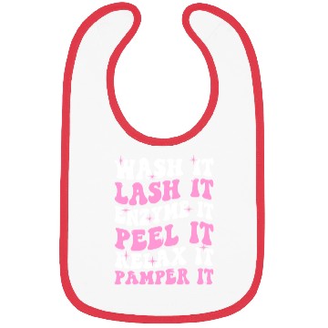 Discover Cute Licensed Esthetician Skincare Bibs