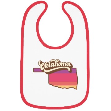 Discover Oklahoma Retro USA Bibs