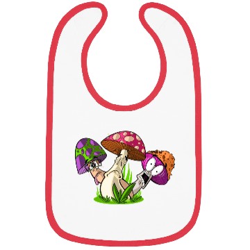 Discover Mushroom Friends Bibs