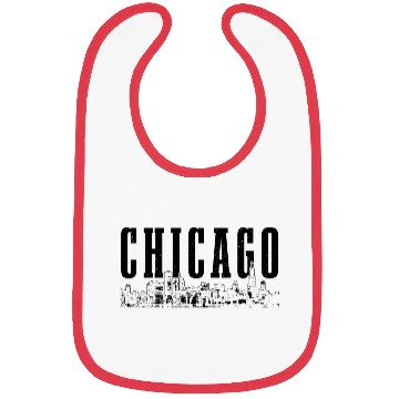 Discover Chicago Skyline Illinois Chicago Pride Bibs