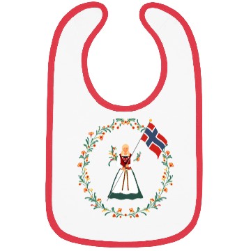 Discover Norway Pride Norwegian Bunad Flag Pride Bibs