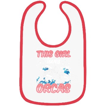 Discover This Girl Loves Orcas Sea Orca Whale Protect Bibs