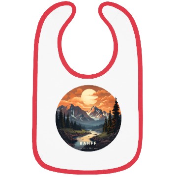 Discover Banff sunset Bibs
