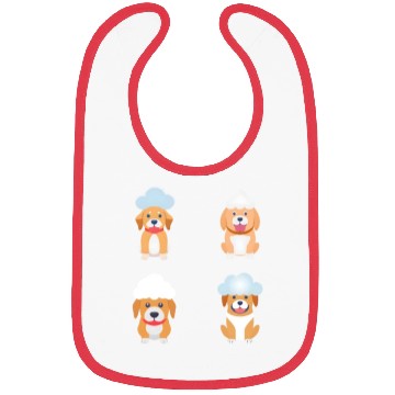 Discover 4 Dogs with Cloud - Unique for Dog Lovers Bibs