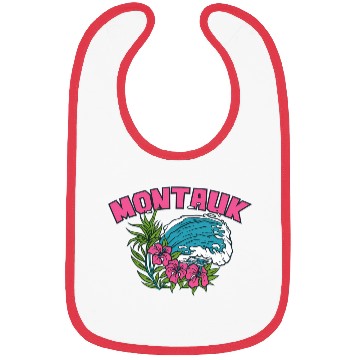 Discover Montauk New York Summer Nyc Tropical Montaukett Bibs