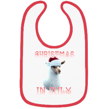 Discover Festive alpaca - Christmas in July Bibs