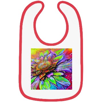 Discover Fantasy Flower Magic Garden Bibs