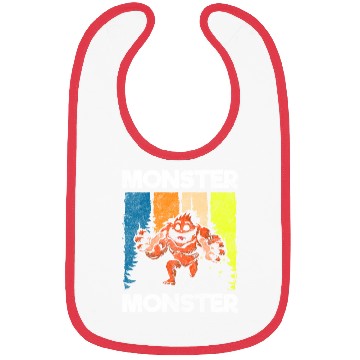 Discover Monster Fright Character Monster Hunter Bibs