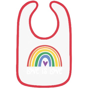 Discover LOVE IS LOVE Bibs