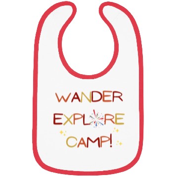Discover Wander Explore Camp Camping Bibs