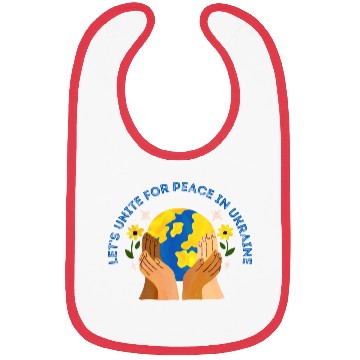 Discover Lets Unite For Peace In Ukraine Bibs
