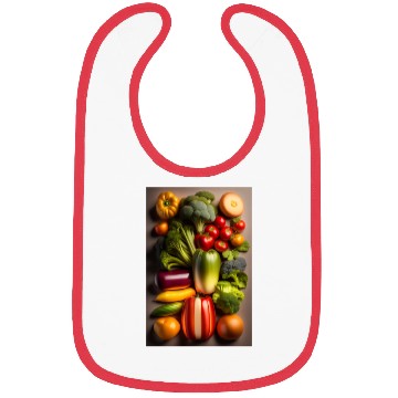 Discover Fresh vegetable logo design in Bibs cloths