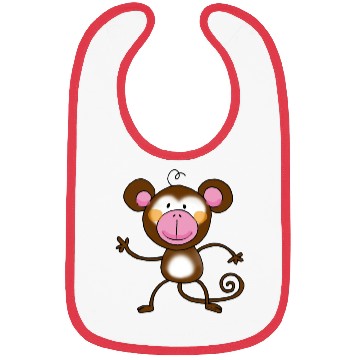 Discover Cute Monkey Bibs