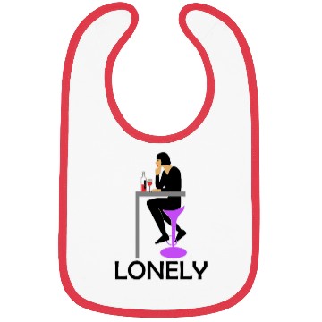 Discover LONELY GIRL ALONE Bibs