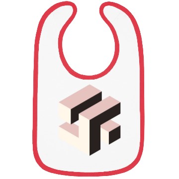 Discover geometric 3D cube design Bibs