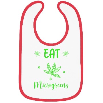 Discover Microgreens Growing Vegan Garden Lovers Bibs