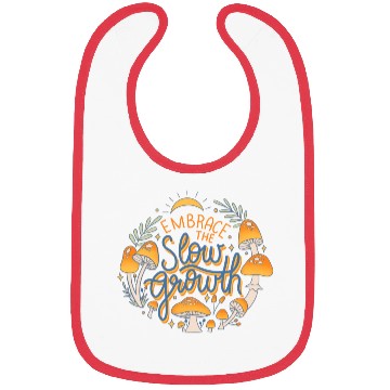 Discover Embrace The Slow Growth Bibs