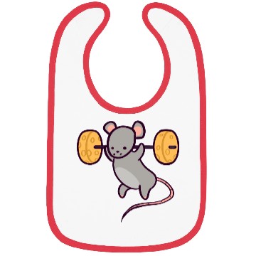 Discover Cute Gym Rat Cheese Squat Bibs